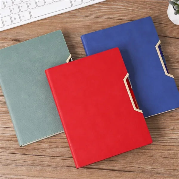 A5 Simple Business Notebook With Elastic Pen Slot