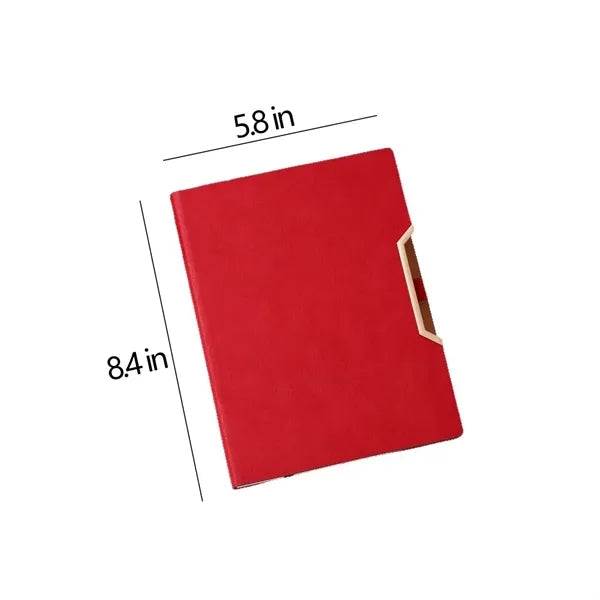A5 Simple Business Notebook With Elastic Pen Slot