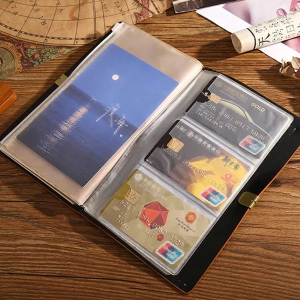 A6 Multi-Function Portable Travel Notepad With Card Slot