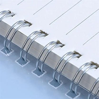 Multi-Size Simple Frosted Coil Customizable Lined Notebook