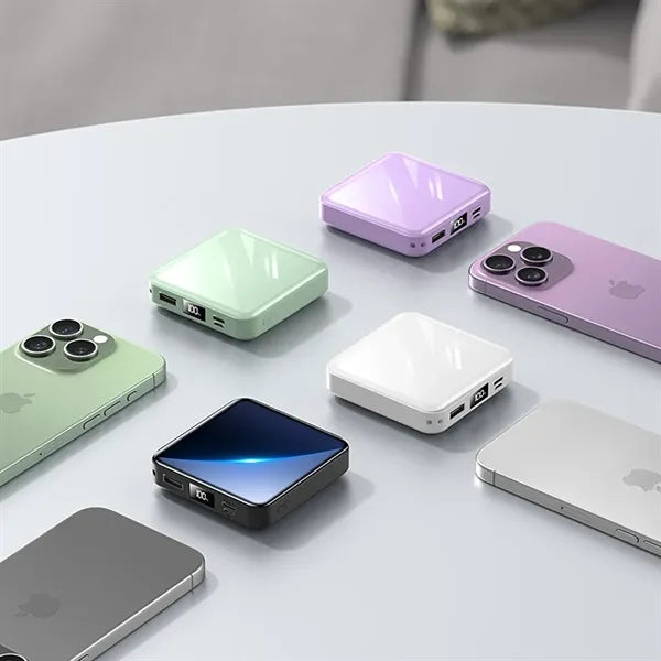 20,000 mAh Portable Power Bank Built-in Charging Cables