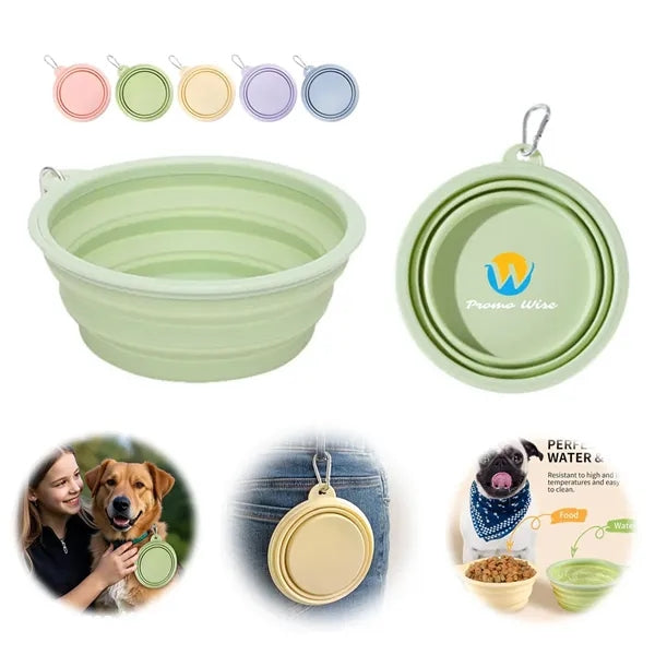Outdoor Portable Environmentally Friendly Foldable Pet Bowl