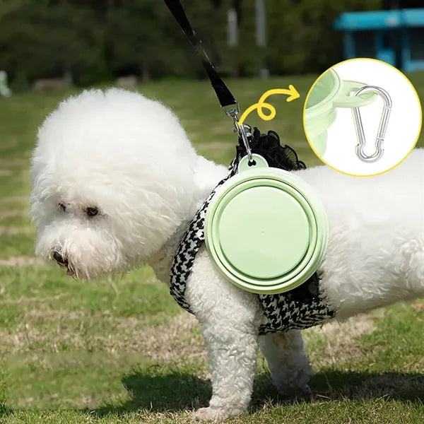 Outdoor Portable Environmentally Friendly Foldable Pet Bowl