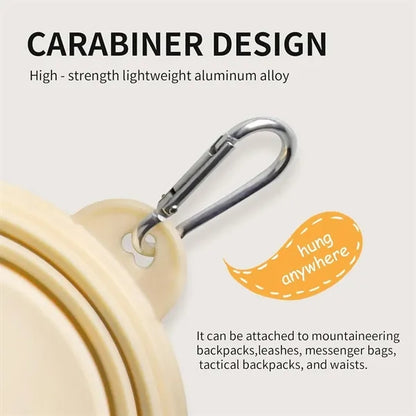 Outdoor Portable Environmentally Friendly Foldable Pet Bowl