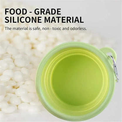 Outdoor Portable Environmentally Friendly Foldable Pet Bowl