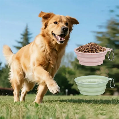 Outdoor Portable Environmentally Friendly Foldable Pet Bowl
