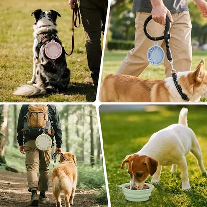 Outdoor Portable Environmentally Friendly Foldable Pet Bowl