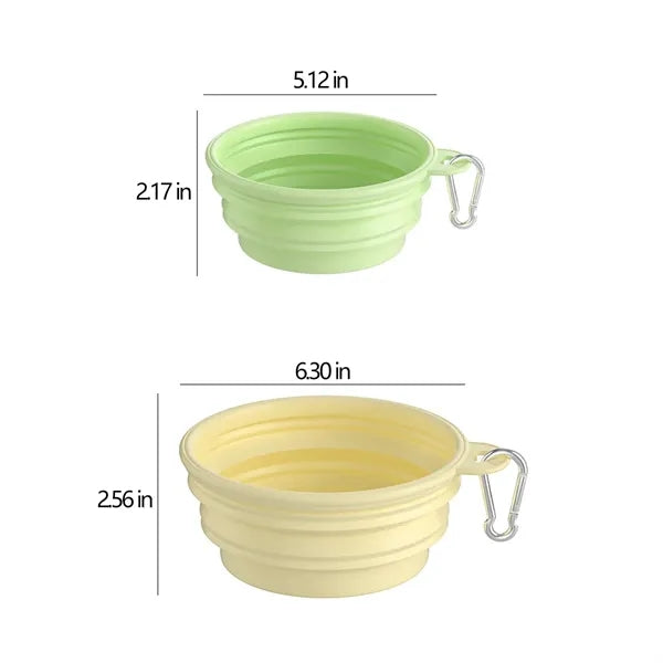 Outdoor Portable Environmentally Friendly Foldable Pet Bowl