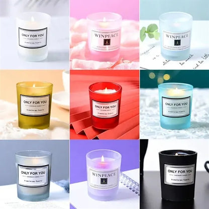 Label Logo Multi Luxury Scented Soy Wax Candles