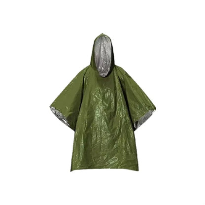 Outdoor Survival First Aid Durable Warm Waterproof Raincoat