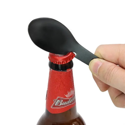 Outdoor Portable Five-In-One Stainless Steel Fork Spoon