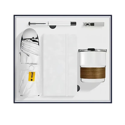 Deluxe Business Gift Set With Notebook Pen Umbrella Cup