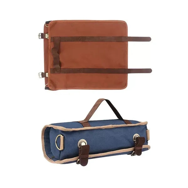 Portable Bartender Kit Cocktail Shaker Set with Roll Bag