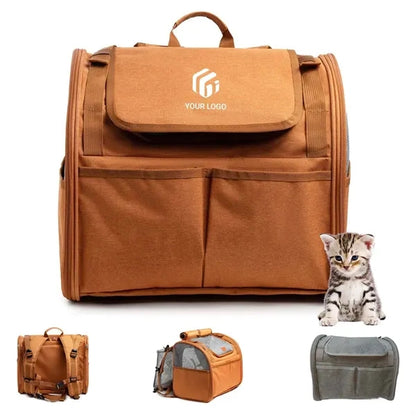 Travel puppy essentials breathable expandable cat carrier