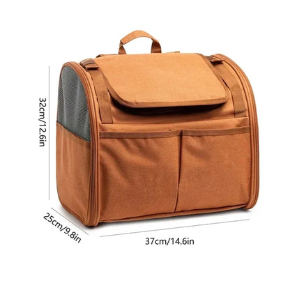 Travel puppy essentials breathable expandable cat carrier