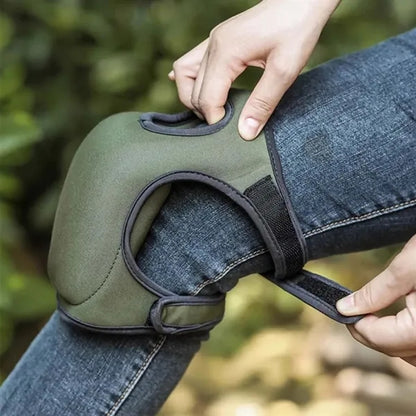 Neoprene comfortable adjustable kneelers gardening knee pads