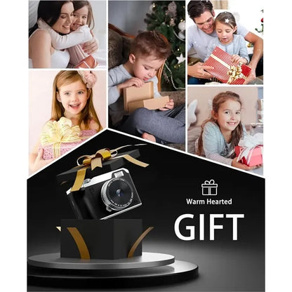 4K Digital Camera for Kids 32GB SD Card