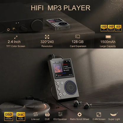 Bluetooth Hi-Fi Audio Player with Lossless Sound Quality