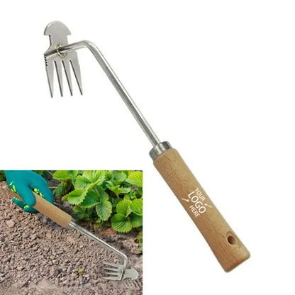 4 Teeth Dual Purpose Uprooting Weeding Tool Weed Puller