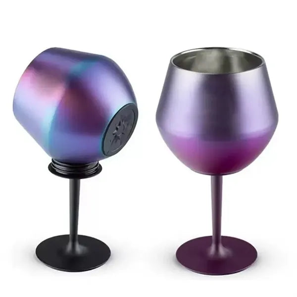 14oz Detachable Stainless Steel Wine Tumbler Cocktail Glass