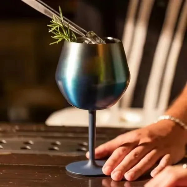 14oz Detachable Stainless Steel Wine Tumbler Cocktail Glass