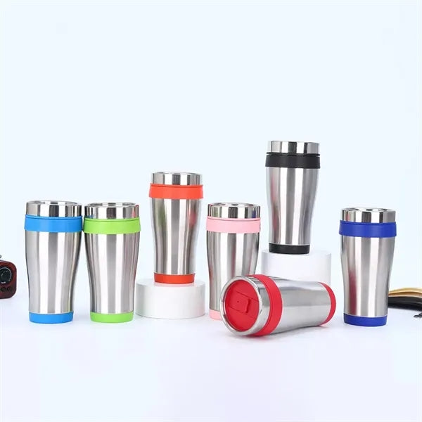 16oz Stainless Steel Travel Mug Custom Logo