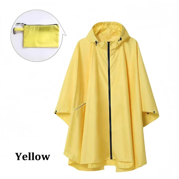 Outdoor Waterproof Hooded Poncho Raincoat
