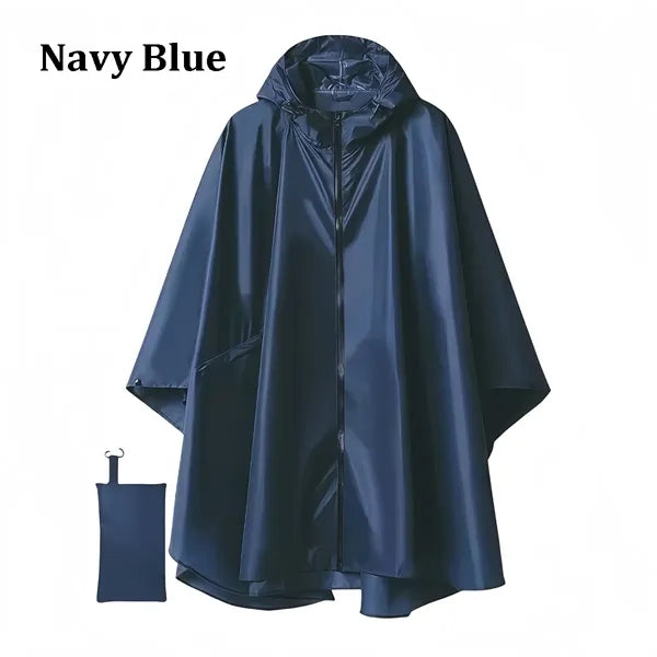 Outdoor Waterproof Hooded Poncho Raincoat
