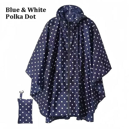 Outdoor Waterproof Hooded Poncho Raincoat