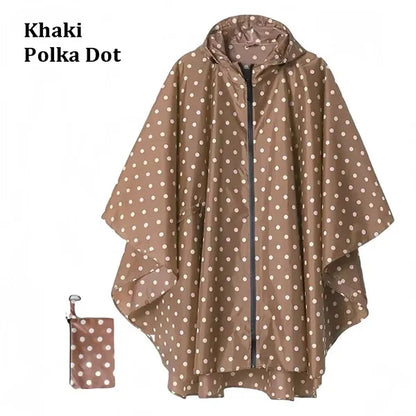 Outdoor Waterproof Hooded Poncho Raincoat