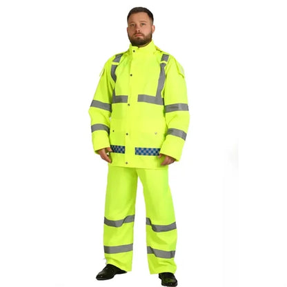 Reflective Rain Jacket & Pants Set for Heavy Rain