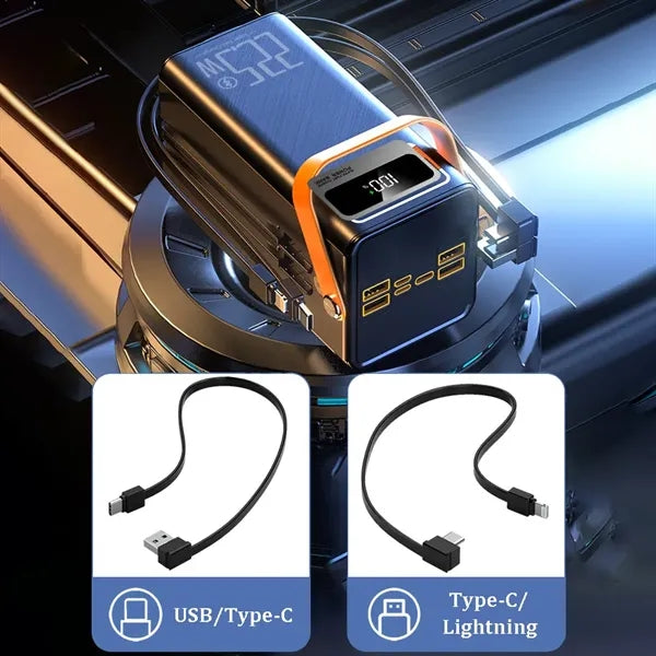 40000 / 60000mAh PD Fast Charge Power Bank with Flashlights