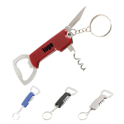 Multifunctional Bottle Opener Keychain