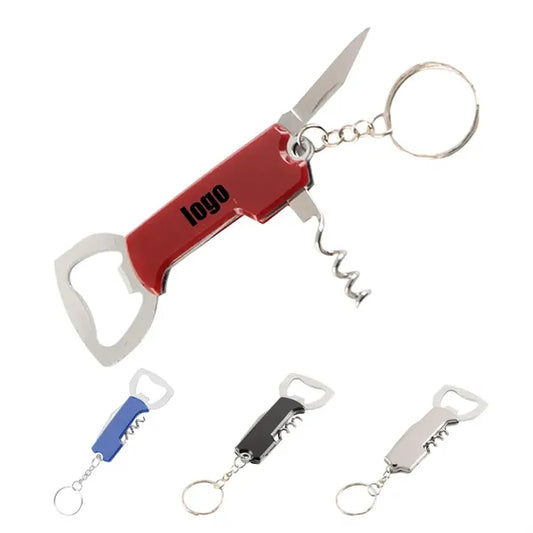 Multifunctional Bottle Opener Keychain