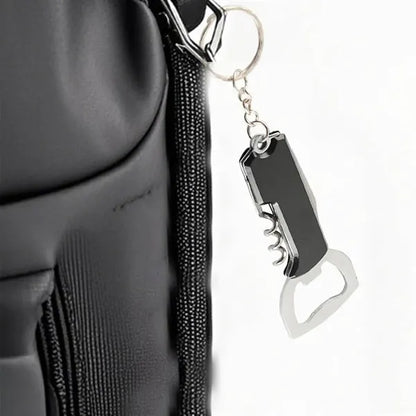 Multifunctional Bottle Opener Keychain