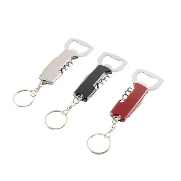 Multifunctional Bottle Opener Keychain