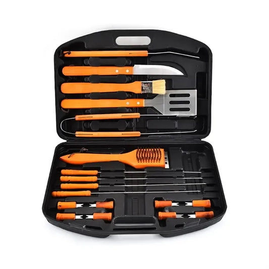 Wooden Handle Barbecue Set