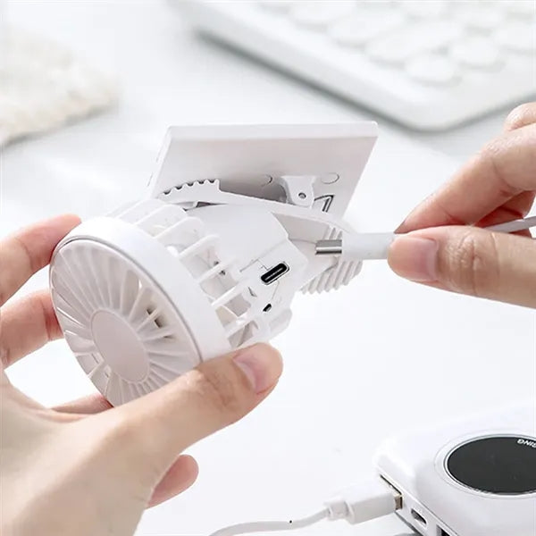 Solar Powered Portable Fan Clip