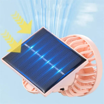 Solar Powered Portable Fan Clip