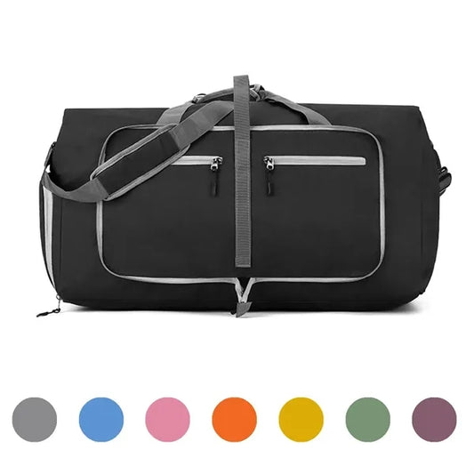 Foldable Multi-Pocket Tote Travel Bag