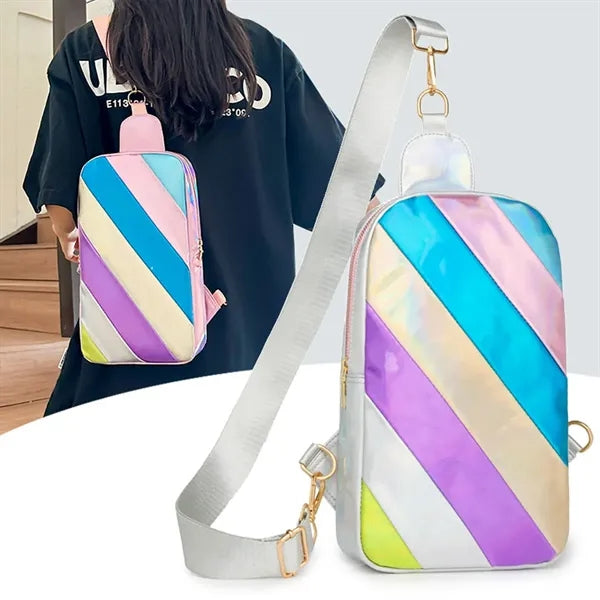 Women'S Hiking Chest Travel Crossbody Backpack