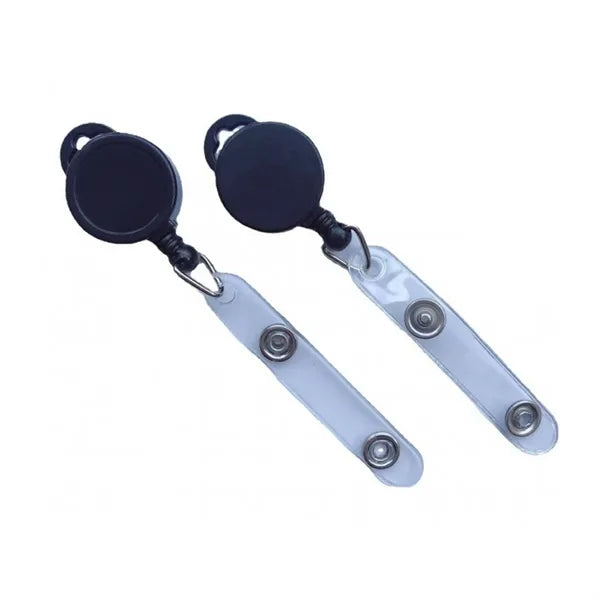 Retractable Badge Holder Reel With Back Clip