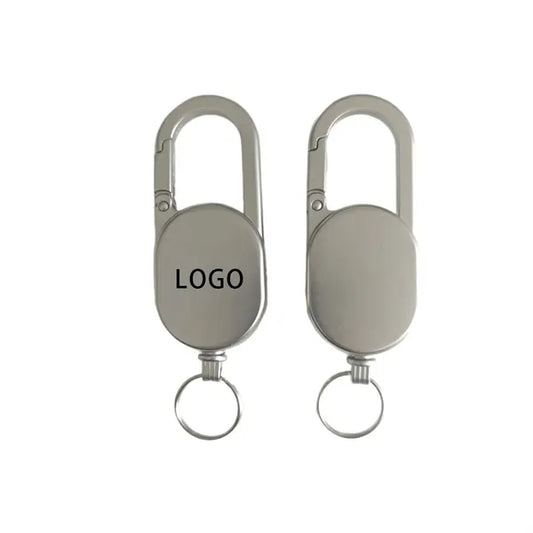 Aluminum Retractable Keychain