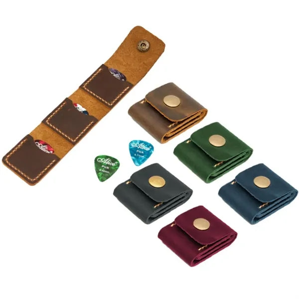 Pu Leather Guitar Plectrum Bag