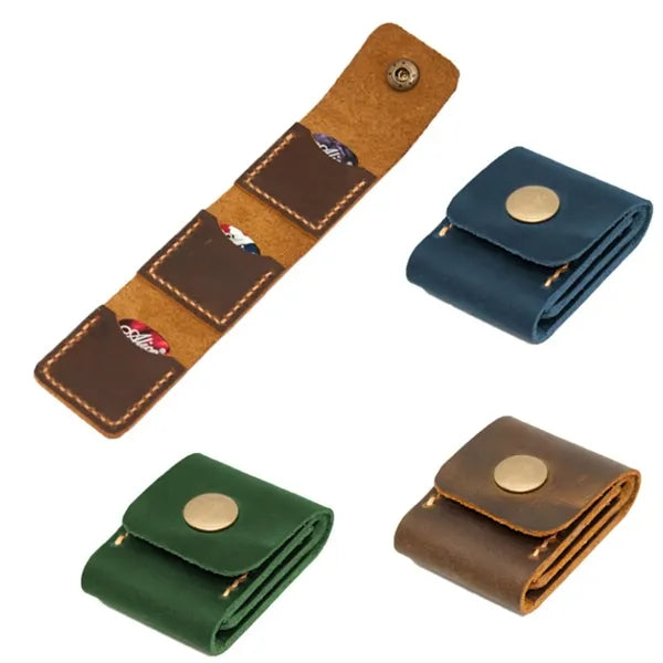 Pu Leather Guitar Plectrum Bag