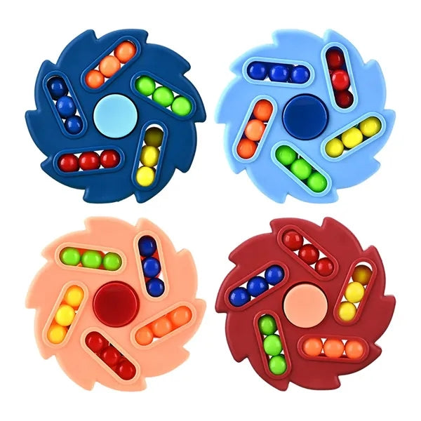 Colorful Rotating Bead Puzzle Spinner Toy