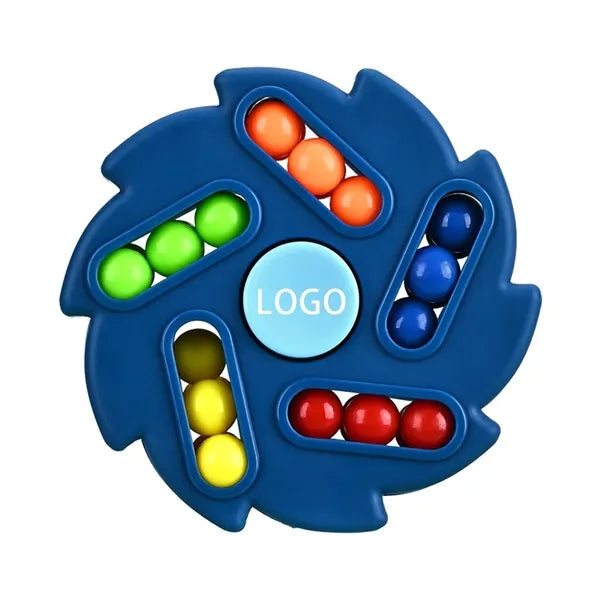 Colorful Rotating Bead Puzzle Spinner Toy