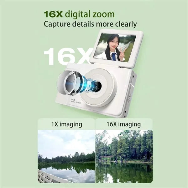 HD Flip Screen Ccd Digital Camera With Fill Light