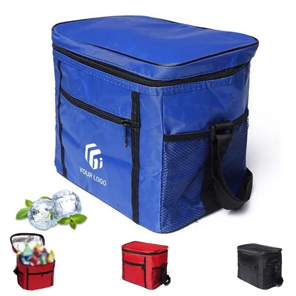 Beach picnic collapsible insulated large cooler lunch bag