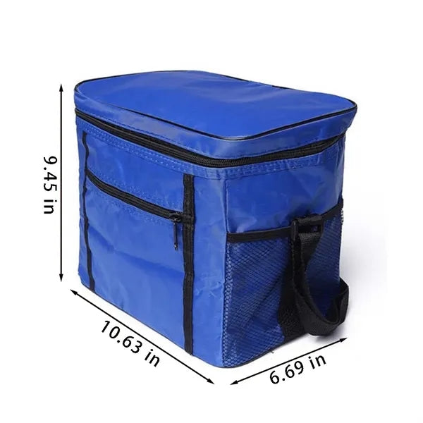 Beach picnic collapsible insulated large cooler lunch bag